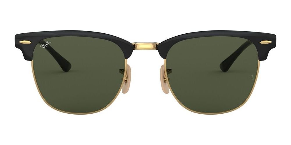 Ray-Ban Clubmaster Metal RB3716 Black Polarized